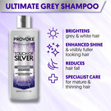 Provoke Touch of Silver Shampoo 200ml, imported from the UK