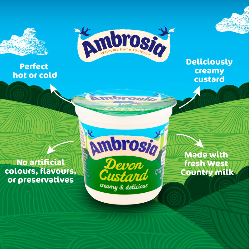 Ambrosia Devon custard dessert pot 150g - British product