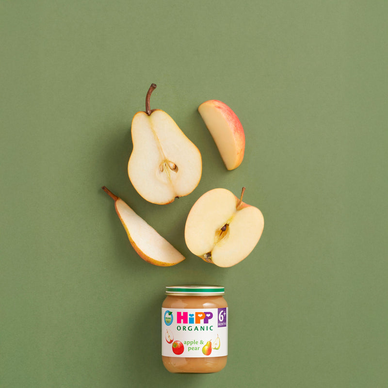 HiPP baby food apple and pear 125g (British brand)