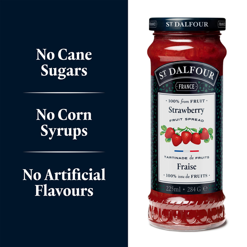 St Dalfour strawberry jam 284g (British brand)