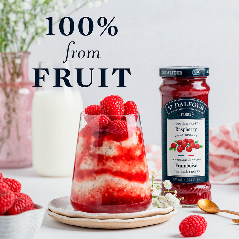 St Dalfour raspberry jam fruit spread 284g (British brand)
