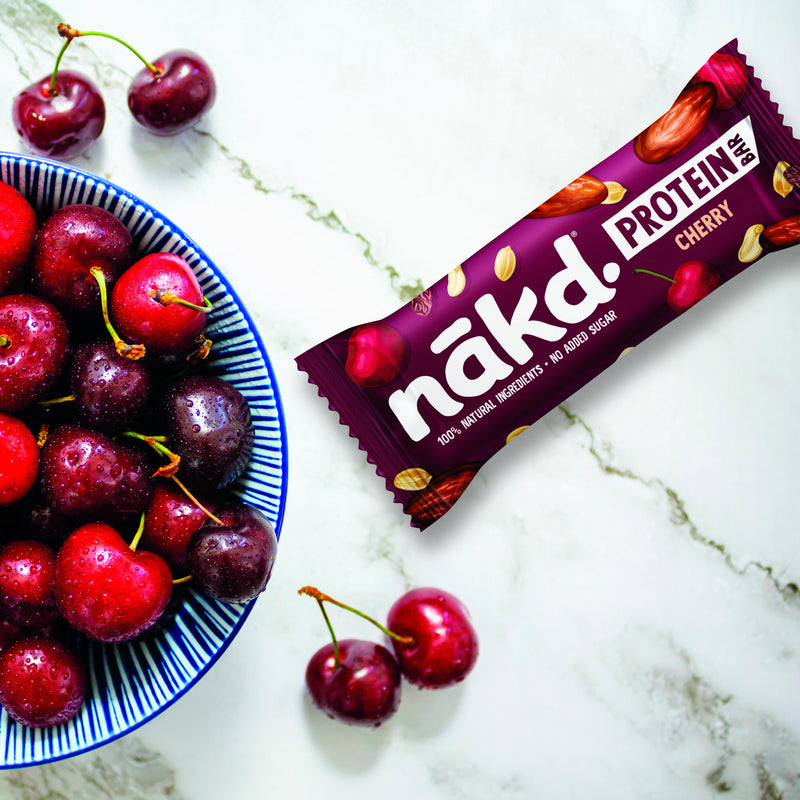 Nakd cherry fruit & nut protein bars 3x45g (British brand)