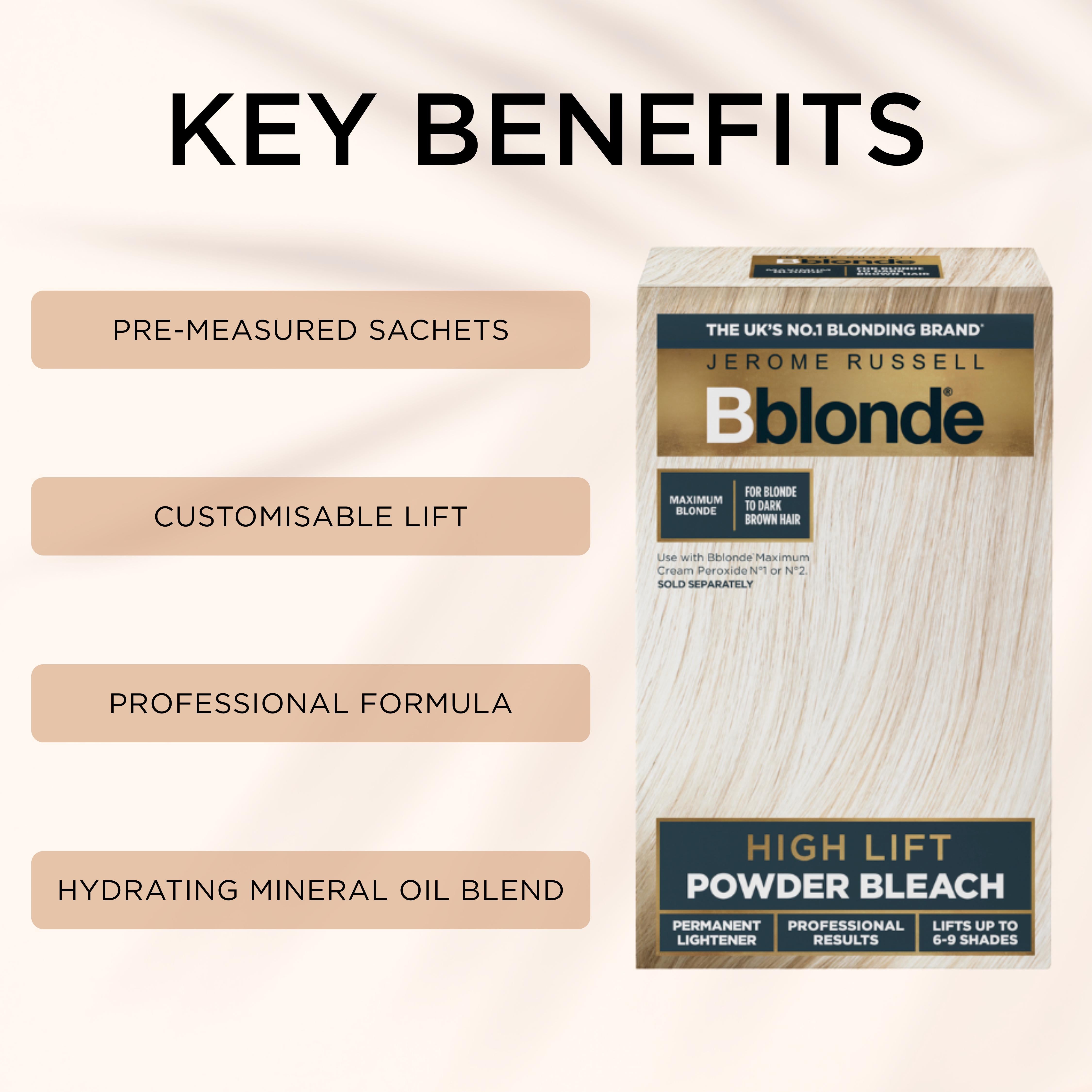 Jerome Russell Bblonde High Lift Powder Bleach 25g, UK version