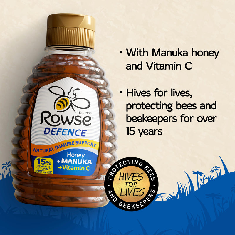 Rowse Defence Honey Manuka Vitamin C 250g, UK version