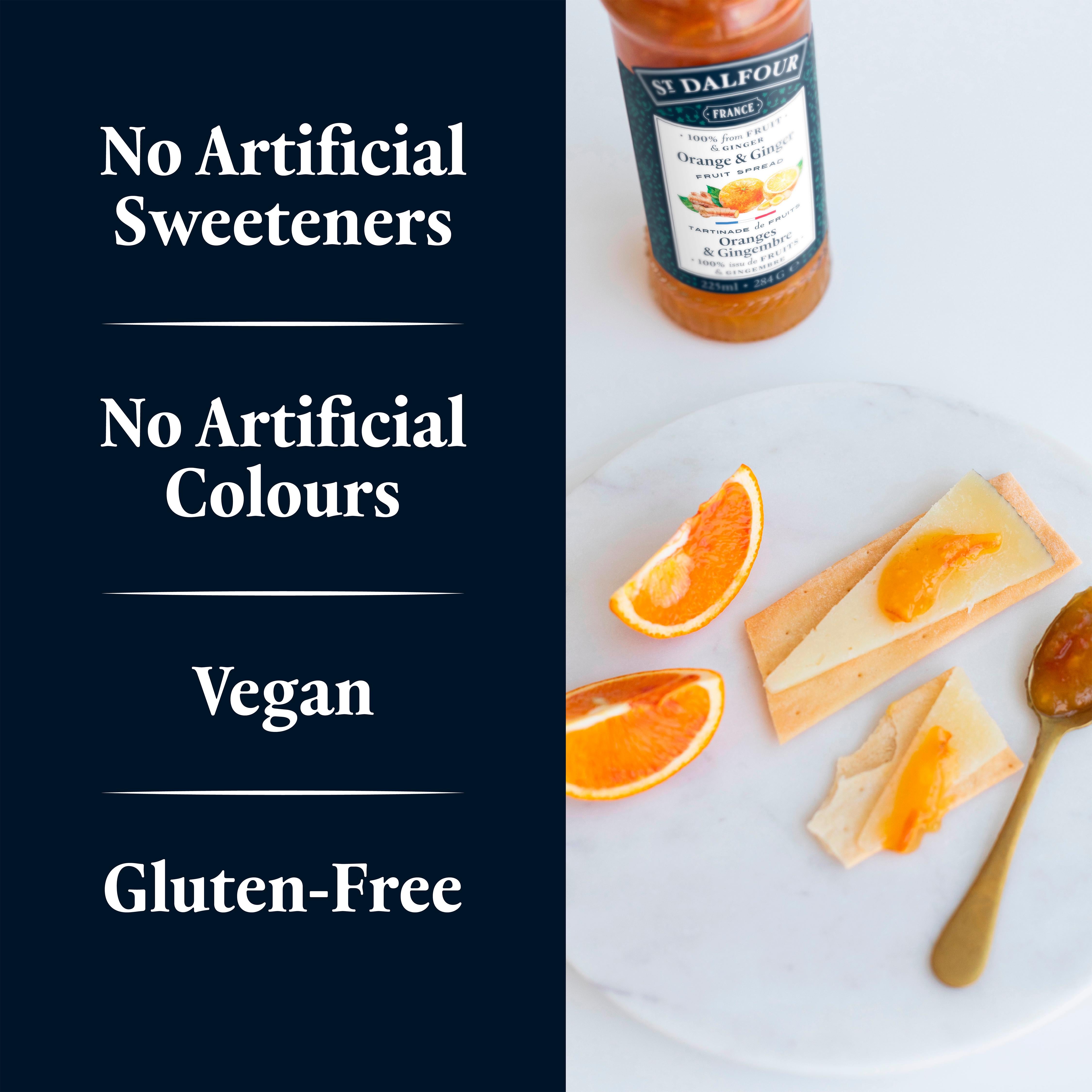 St Dalfour orange ginger jam 284g, imported from the UK