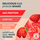 Müller Myprotein strawberry high protein shake 385ml (British brand)