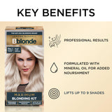 Jerome Russell Bblonde Maximum Blonding Kit hair lightener (British brand)