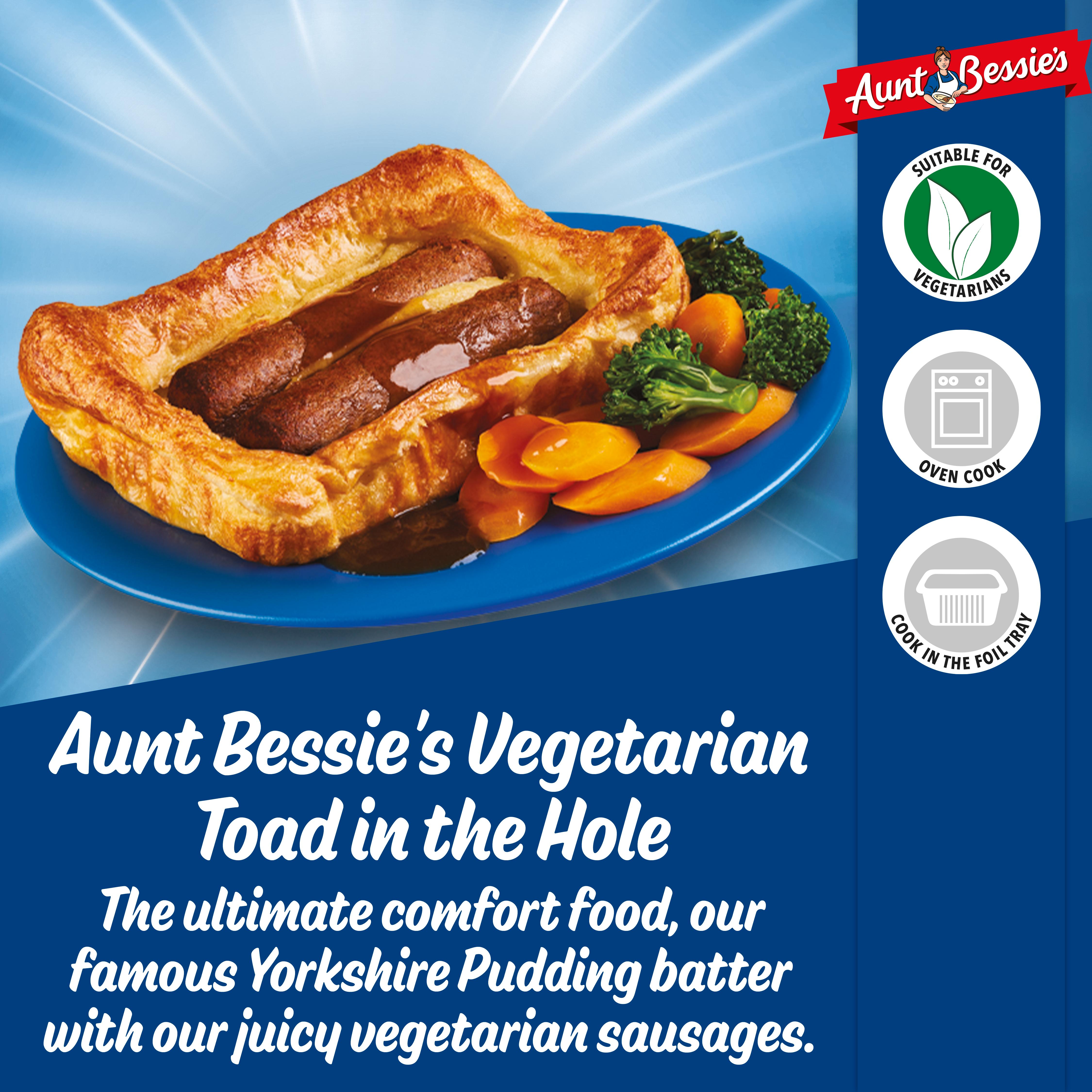 Aunt Bessie's Meat Free Toad in the Hole 190g (British brand)
