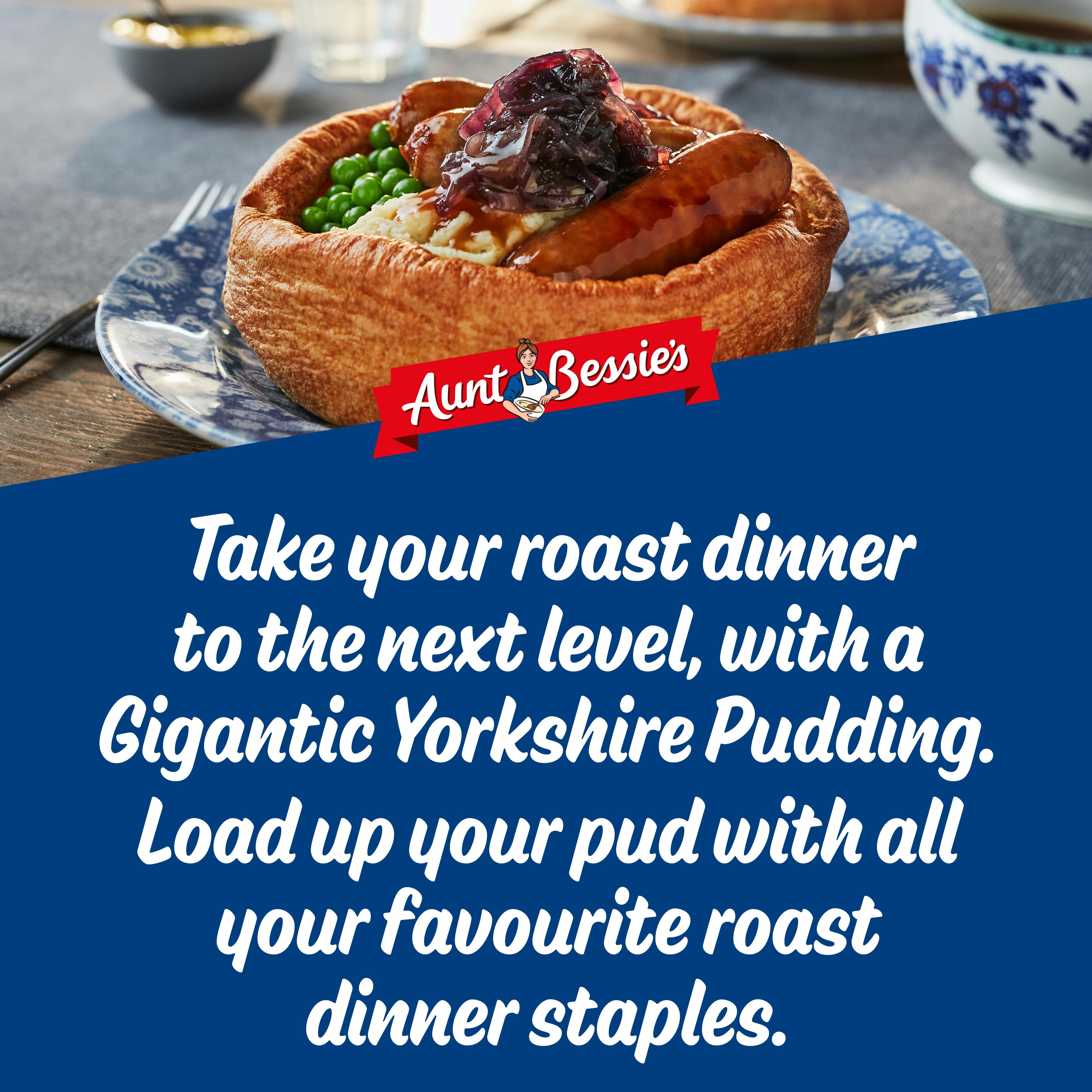 Aunt Bessie's giant Yorkshire pudding 125g, imported from the UK