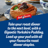 Aunt Bessie's giant Yorkshire pudding 125g, imported from the UK