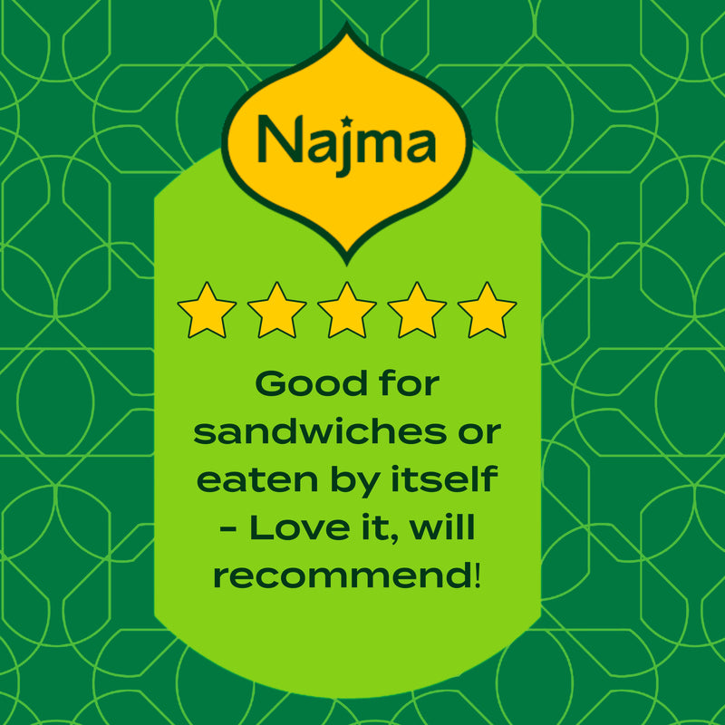 Najma wafer thin turkey slices 125g, imported from the UK