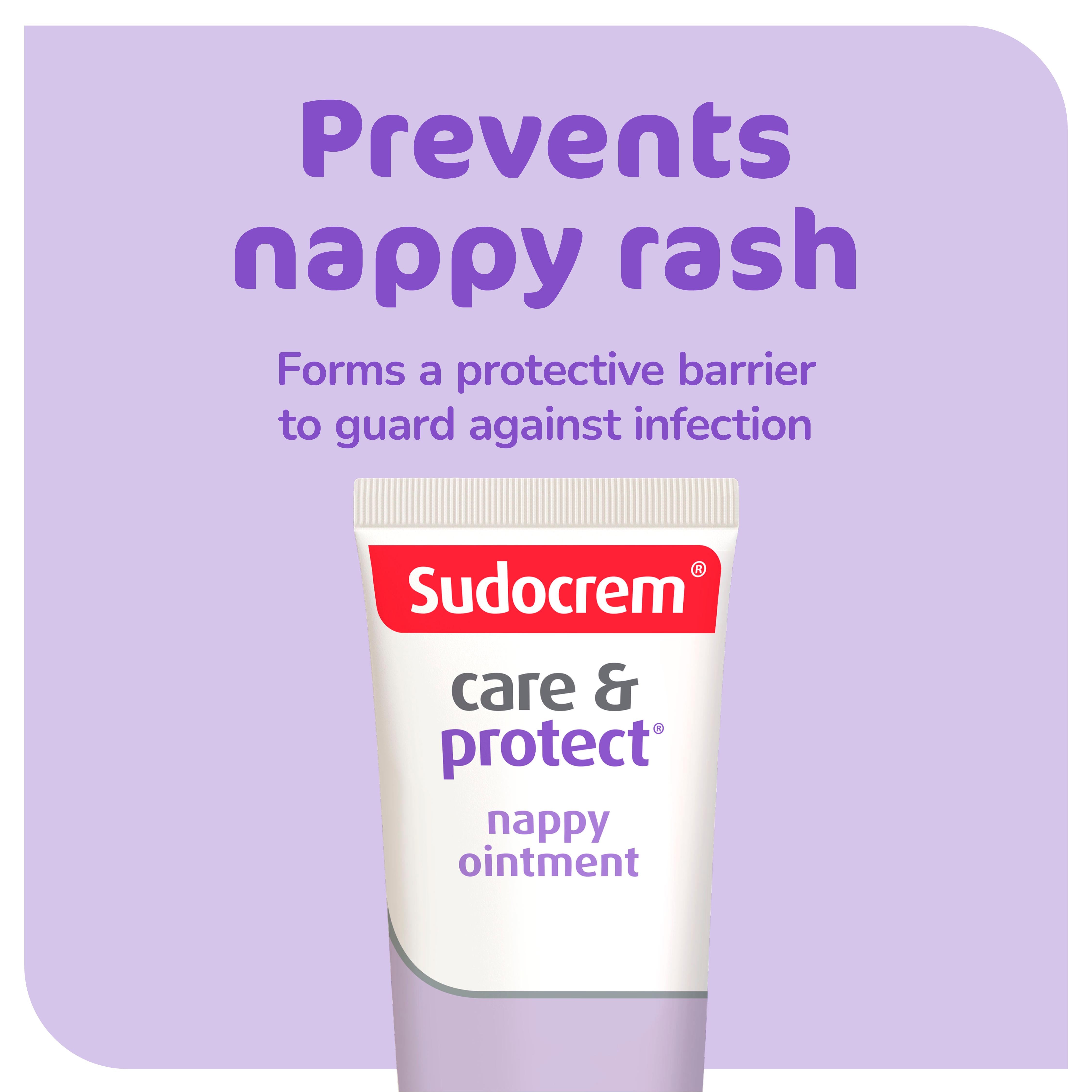 Sudocrem Care & Protect nappy cream 30g, imported from the UK