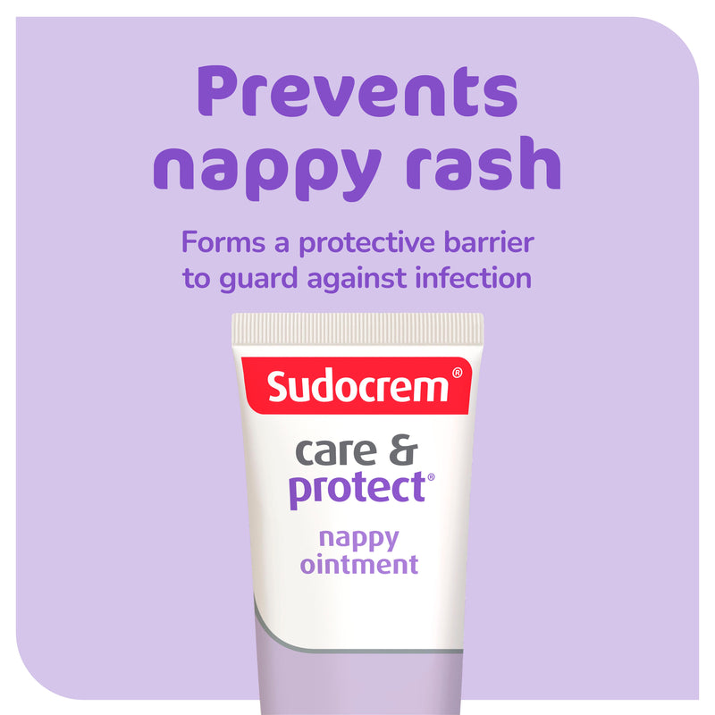 Sudocrem Care & Protect nappy cream 30g, imported from the UK