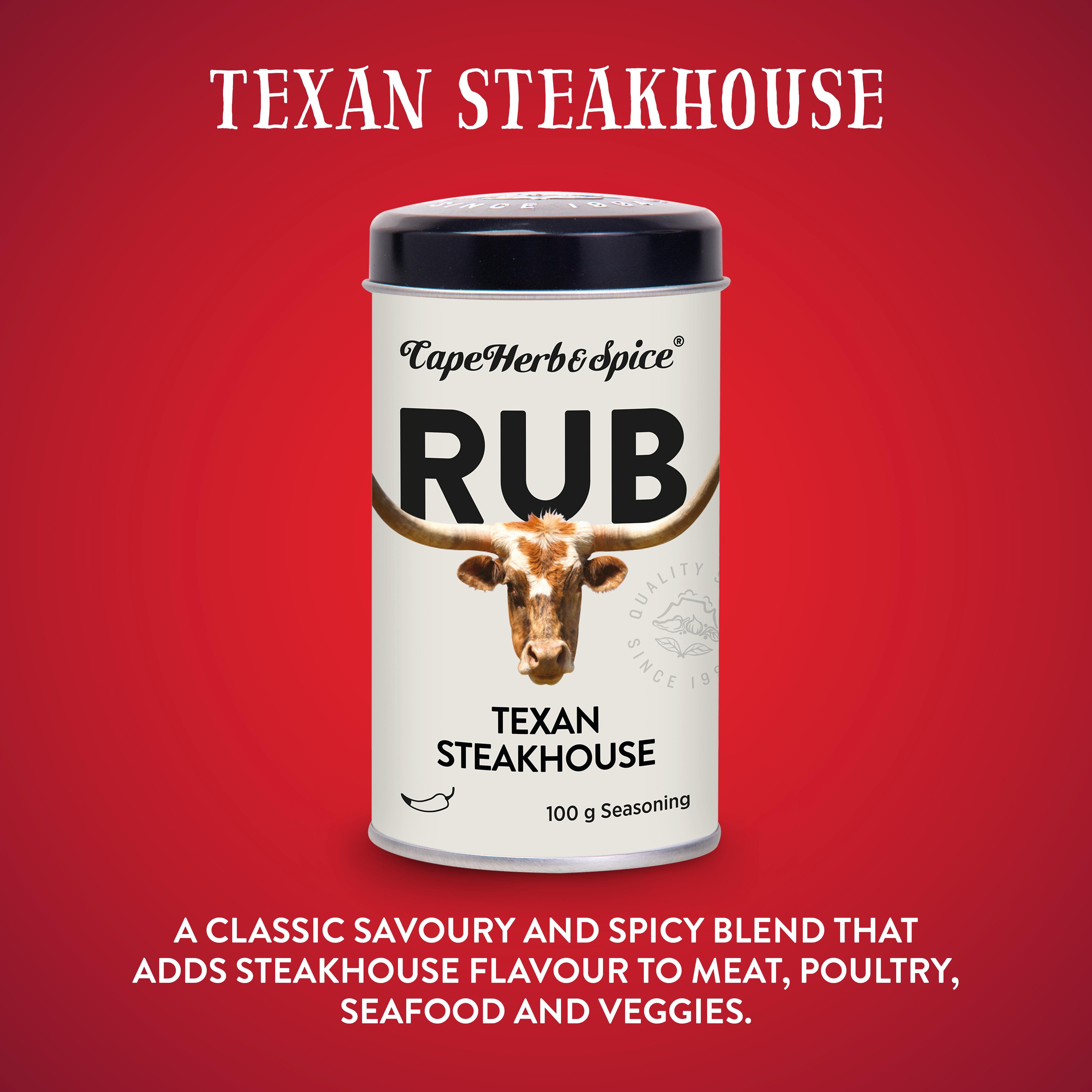 Cape Herb & Spice Texan Steakhouse seasoning 100g (British brand)