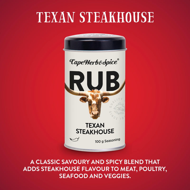 Cape Herb & Spice Texan Steakhouse seasoning 100g (British brand)