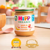 HiPP Organic Apple & Banana Crumble baby food 160g, UK version