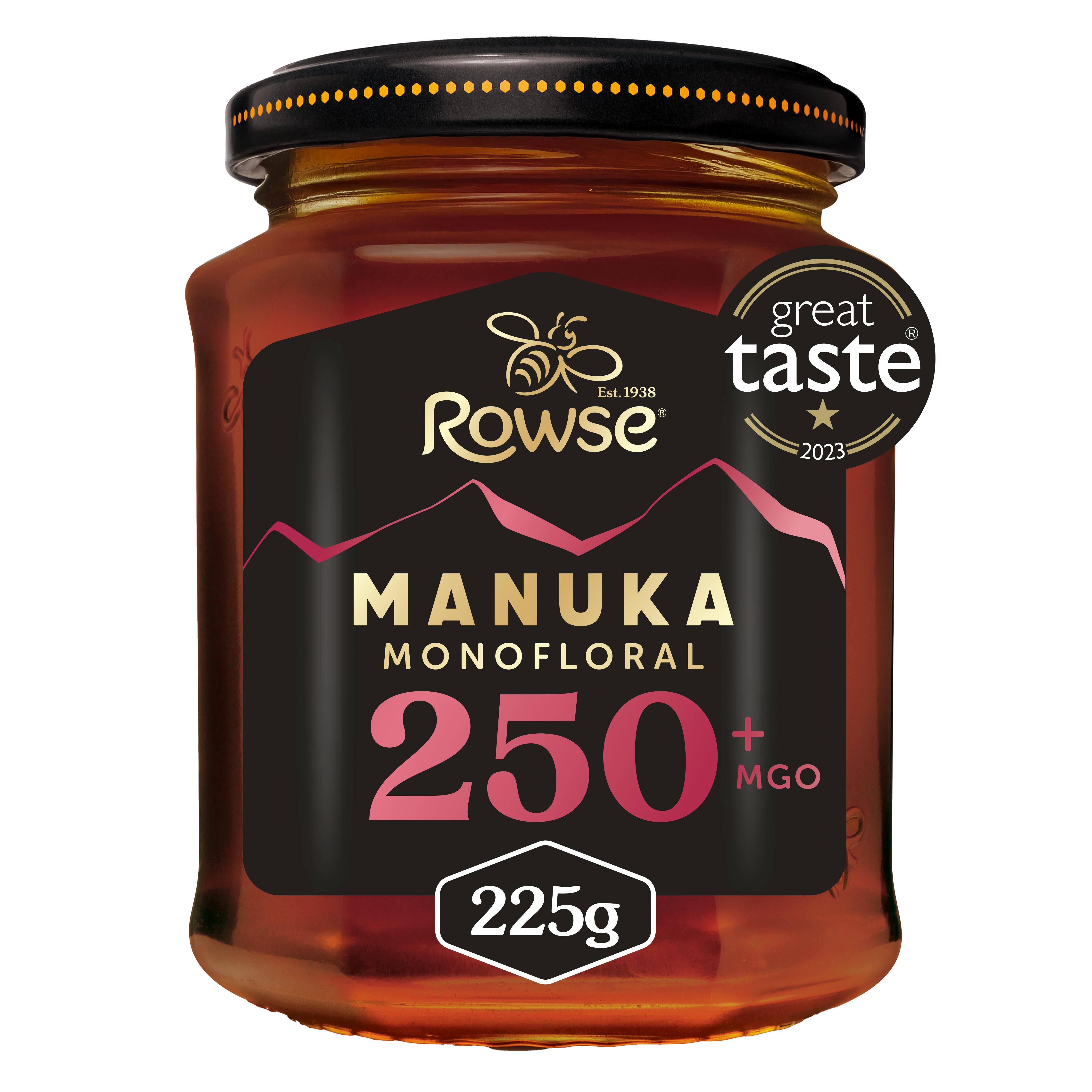 Rowse Manuka Honey 250+ MGO 225g, UK version