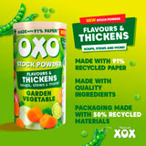 Oxo Garden Vegetable Stock Powder 100g, imported from the UK