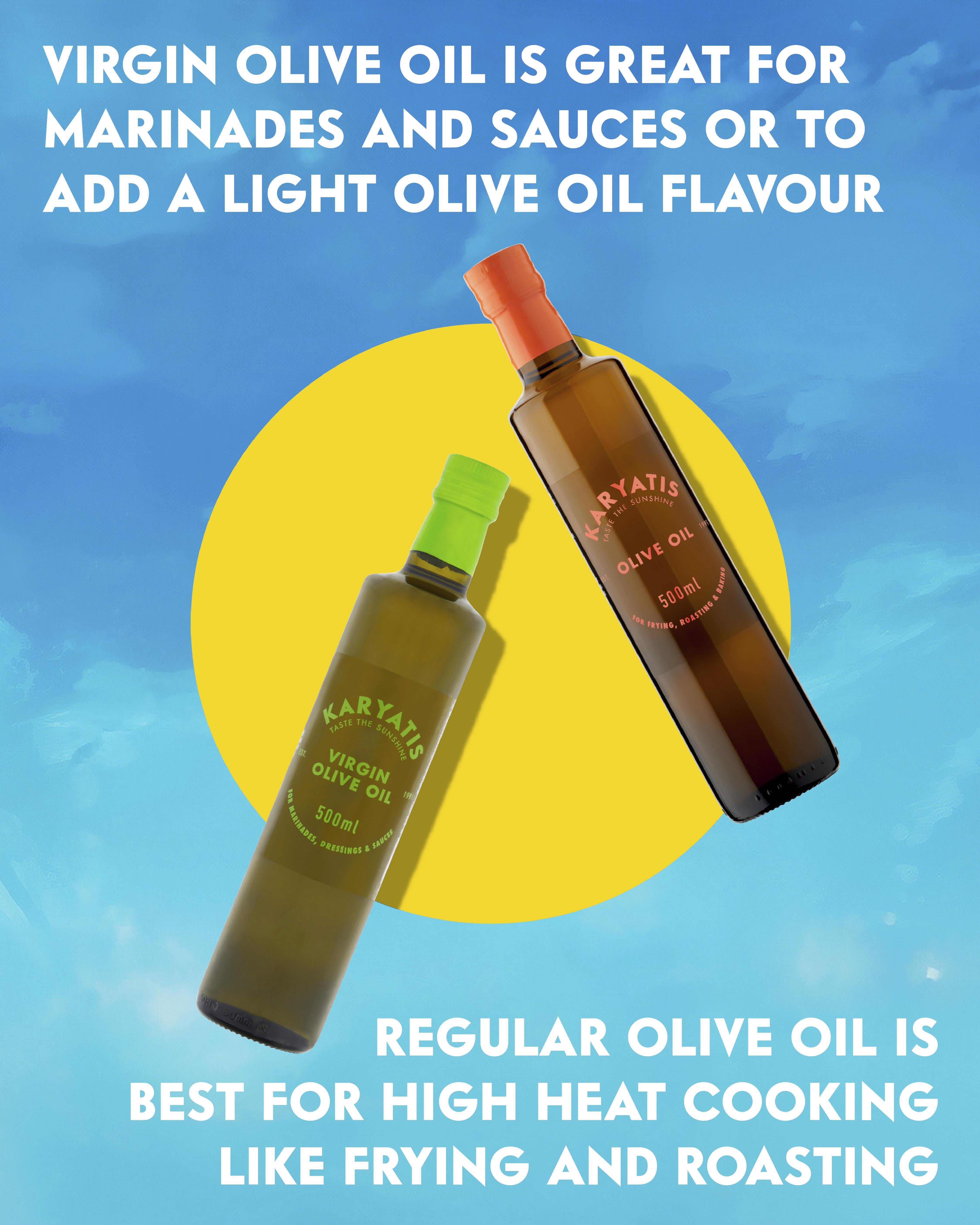 Karyatis Virgin Olive Oil 500ml, imported from the UK