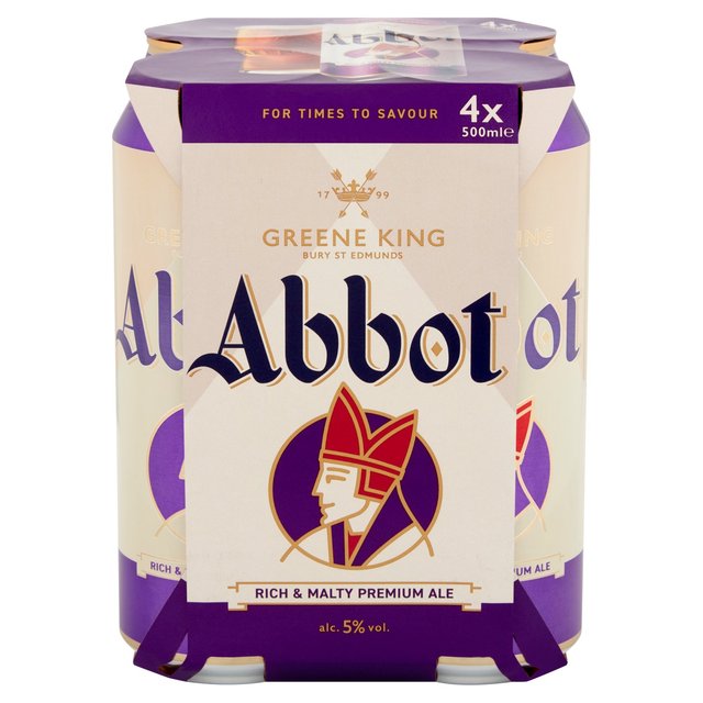 Greene King Abbot Ale   4 x 500ml GOODS M&S   