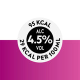 White Claw black cherry hard seltzer 330ml can (British brand)
