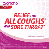 Broncho cough syrup 5in1 multi-symptom 120ml, imported from the UK