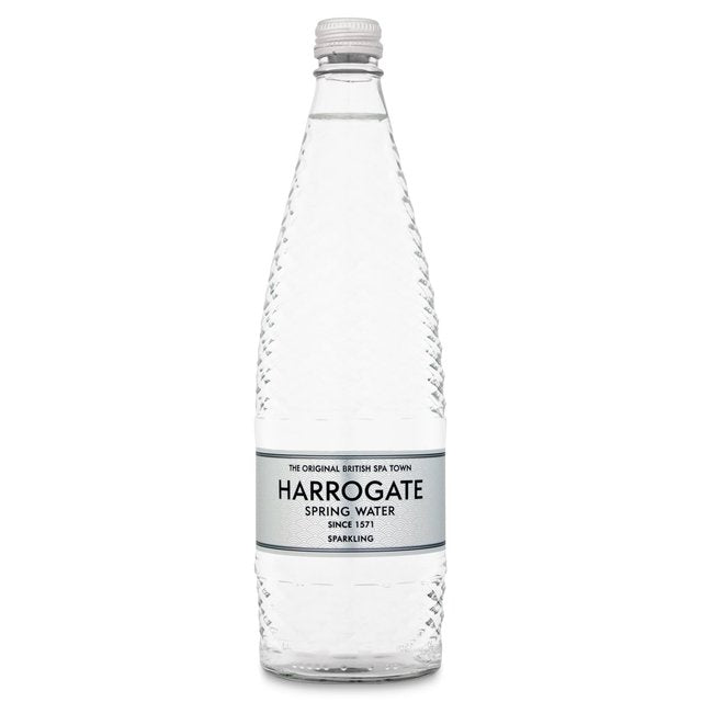 Harrogate Spring Water Sparkling Glass Bottle   750ml GOODS M&S   