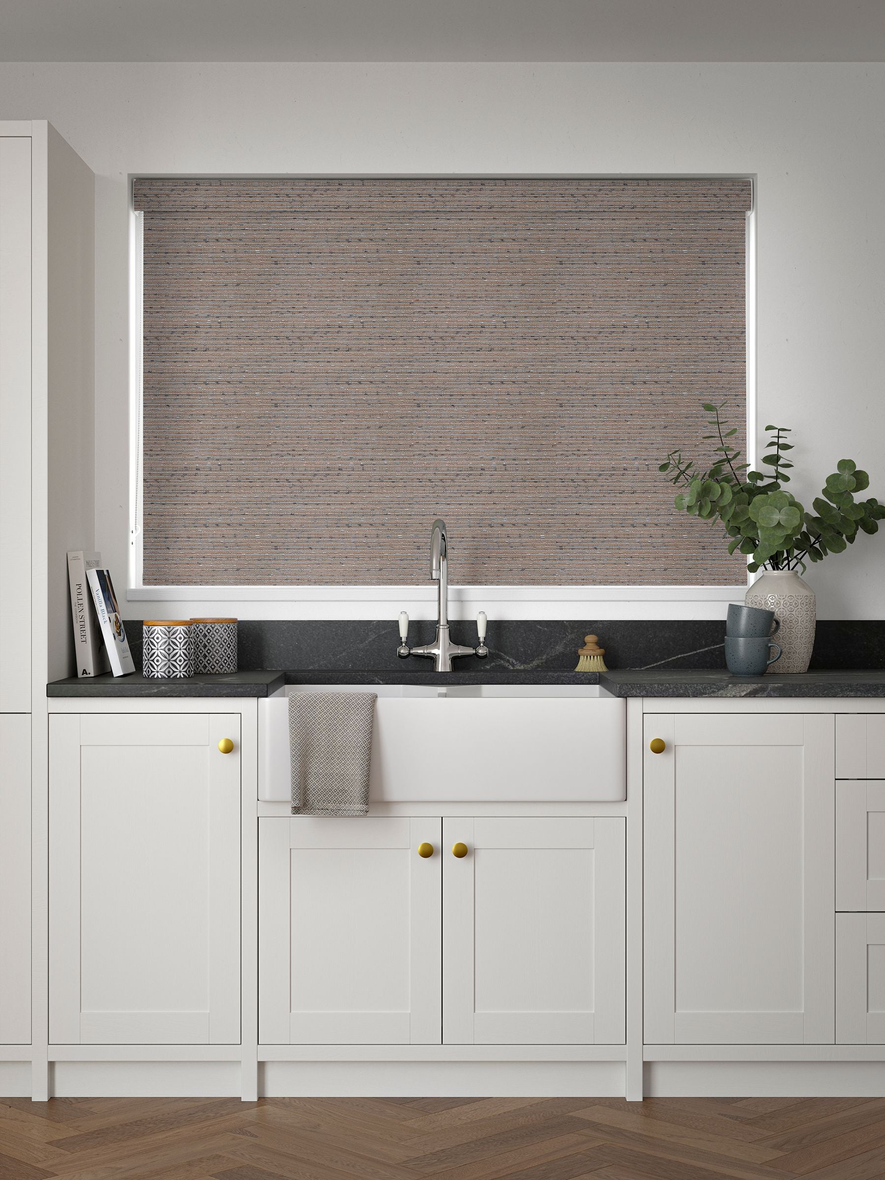 Next roller blind Natural Sand Raven made to measure - British product
