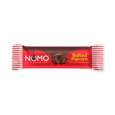 Holland & Barrett Nomo Plant Powered Salted Popcorn Chocolate Bar 32g- Buy online at McGrocer