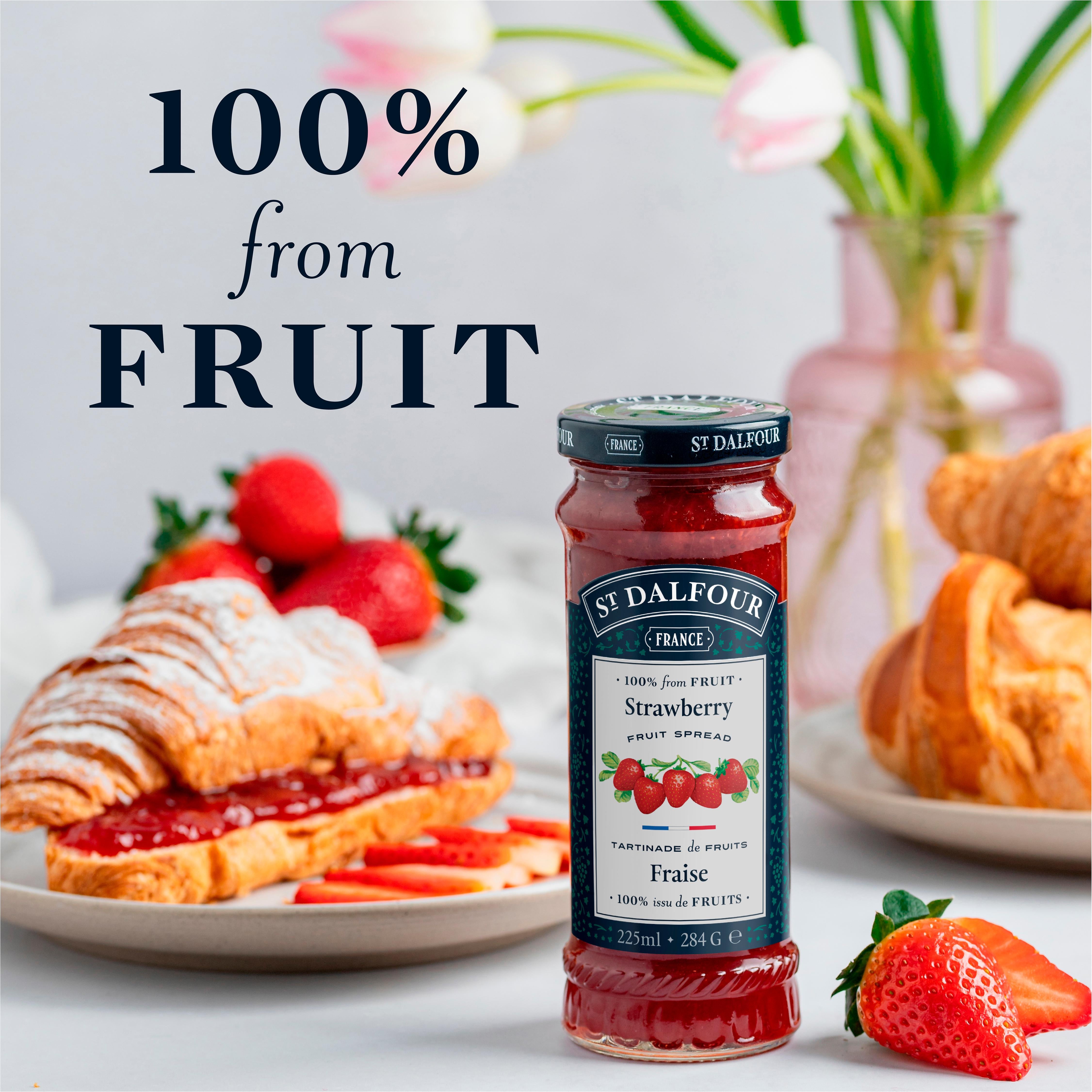 St Dalfour strawberry jam 284g (British brand)