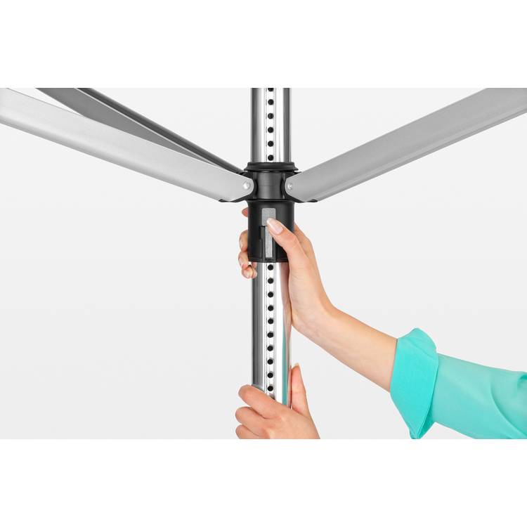 Brabantia rotary washing line 50m with ground spike - British product