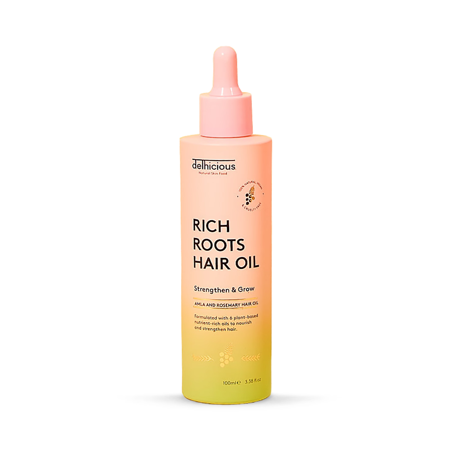 Delhicious Rich Roots hair and scalp growth oil 100ml (British brand)