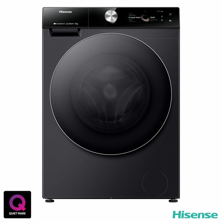 Hisense WF7S1247BB Washing Machine Black 12kg, UK version