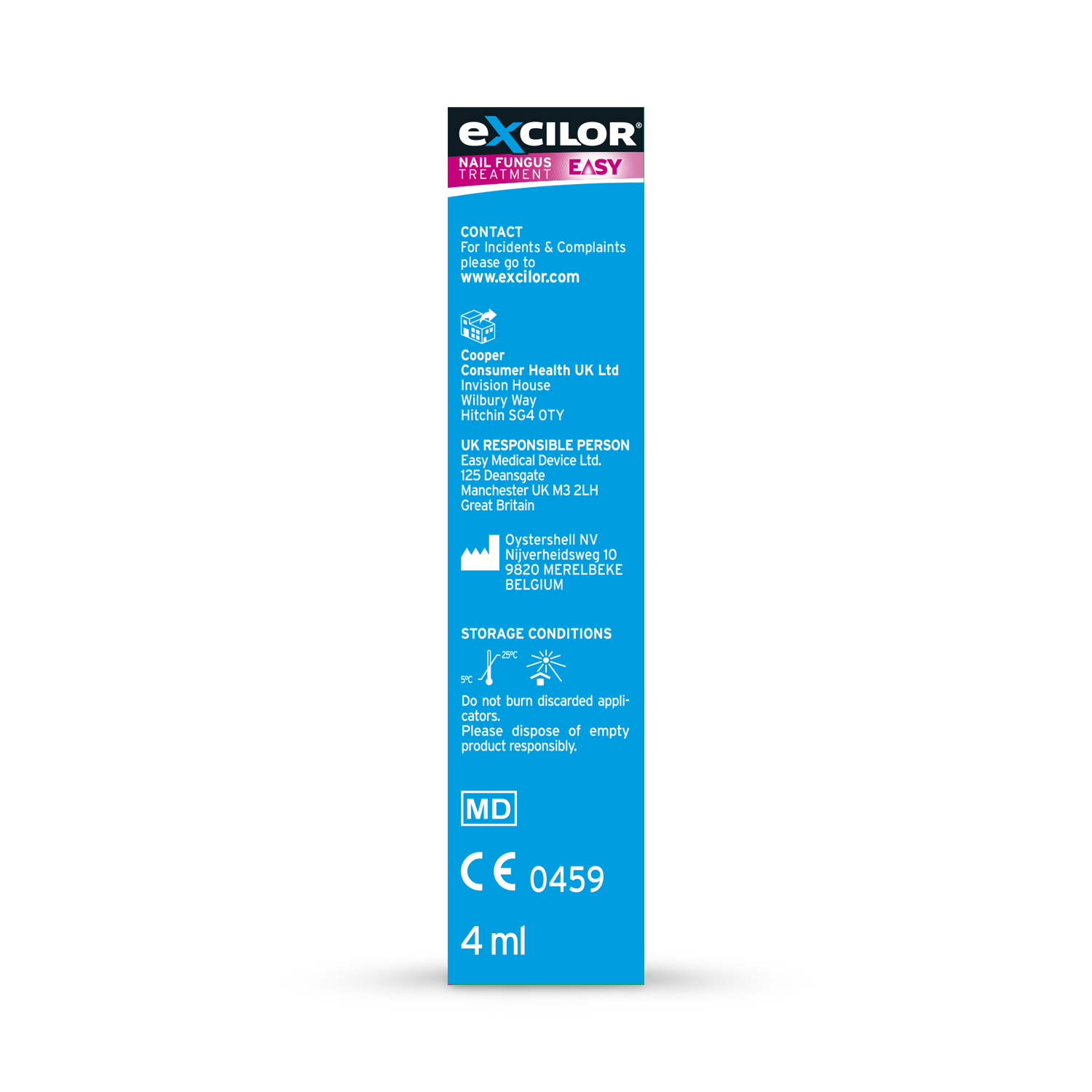 Excilor Easy Pen fungal nail treatment 4ml, imported from the UK