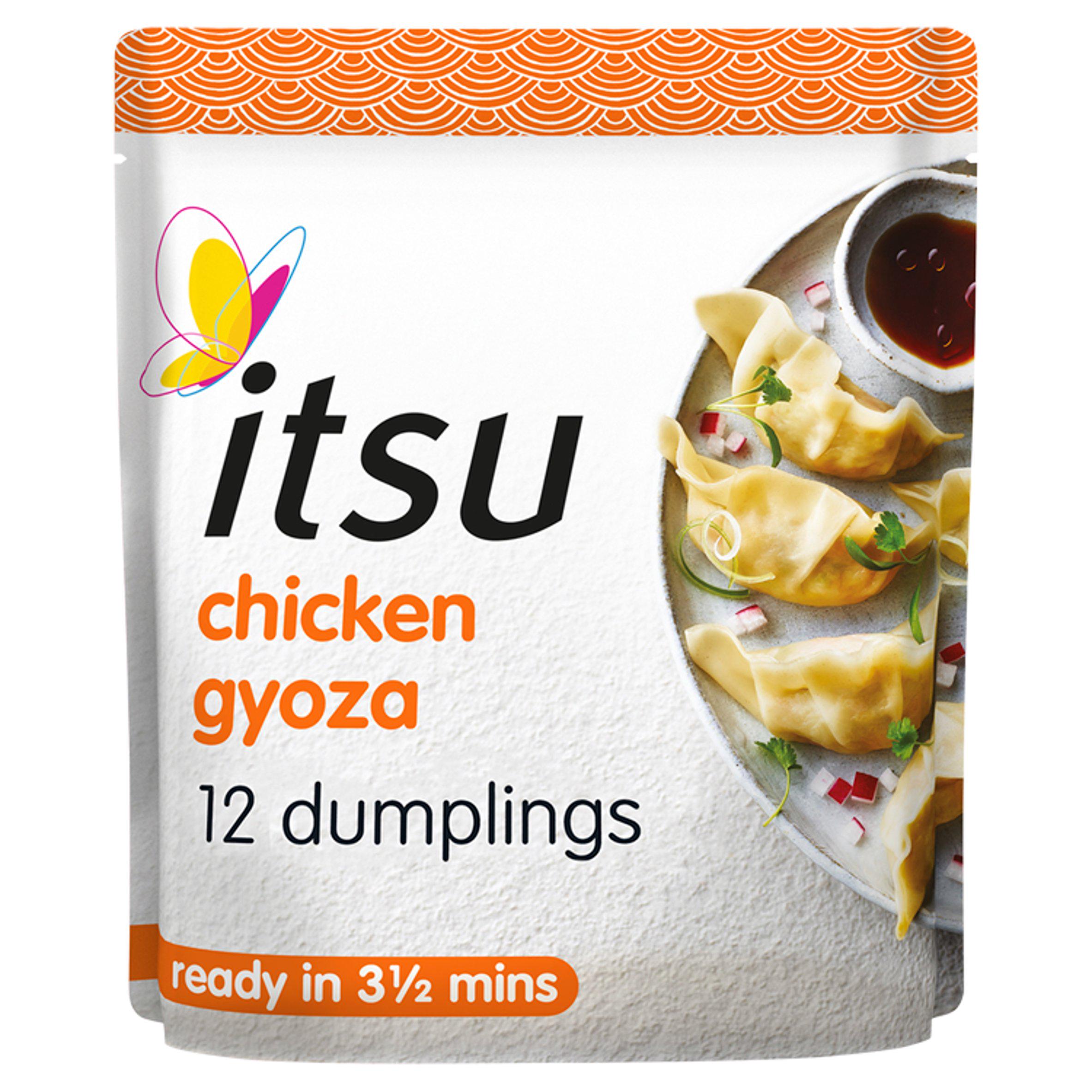 itsu Chicken Gyoza 12 Dinner Dumplings 240g GOODS Sainsburys   