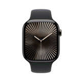 Apple Watch Series 10 46mm slate titanium case black sports band - British product