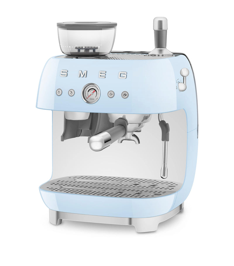 Smeg espresso coffee machine with grinder, UK version