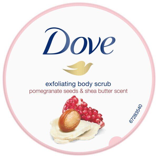 Dove Body Scrub Pomegranate Seeds & Shea Butter 225ml GOODS Superdrug   