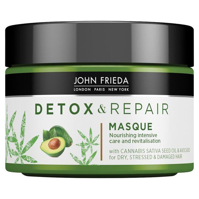 John Frieda Detox & Repair Hair Masque for Dry Stressed & Damaged Hair   250ml