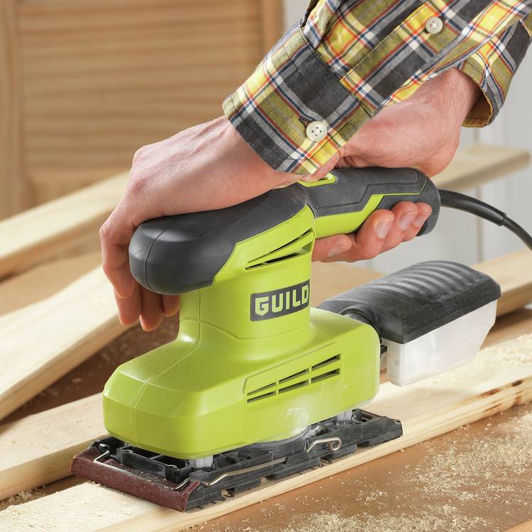 Guild 1/3 sheet sander 200W, UK version