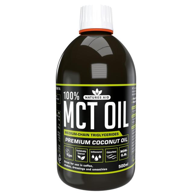 Natures Aid 100% MCT Oil Premium Coconut Oil    500ml GOODS M&S   