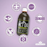 Natures Aid 100% MCT Oil Premium Coconut Oil    500ml GOODS M&S   