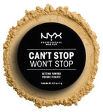 NYX Professional Makeup Can't Stop Won't Stop Setting Powder Vegetarian & Vegan Boots Banana  