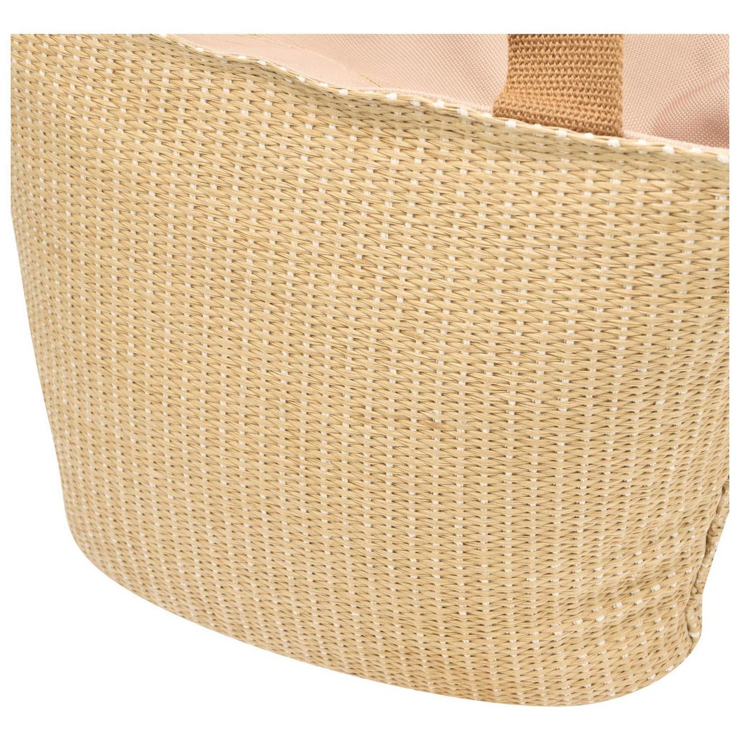 Polar Gear beige woven lunch bag, imported from the UK