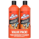 Mr Muscle drain gel 2x1L, imported from the UK