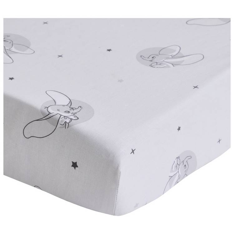 Disney Dumbo fitted sheets twin pack cot - British product