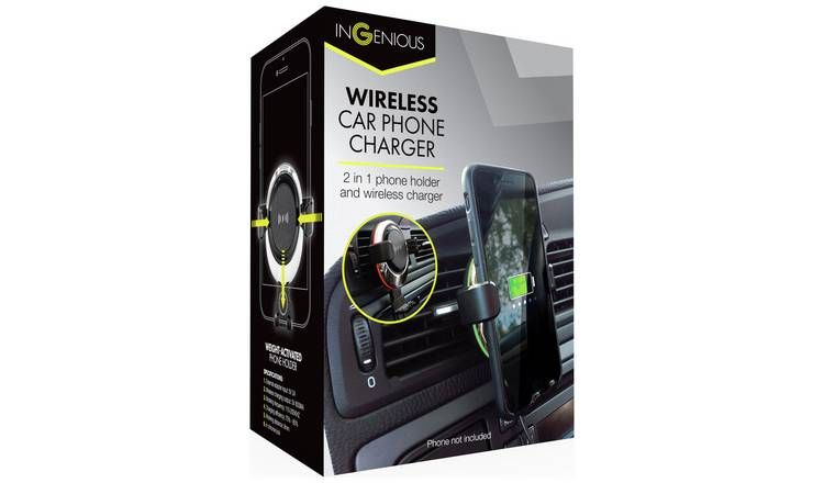 Menkind 5W Car Phone Holder Wireless Charger GOODS Argos