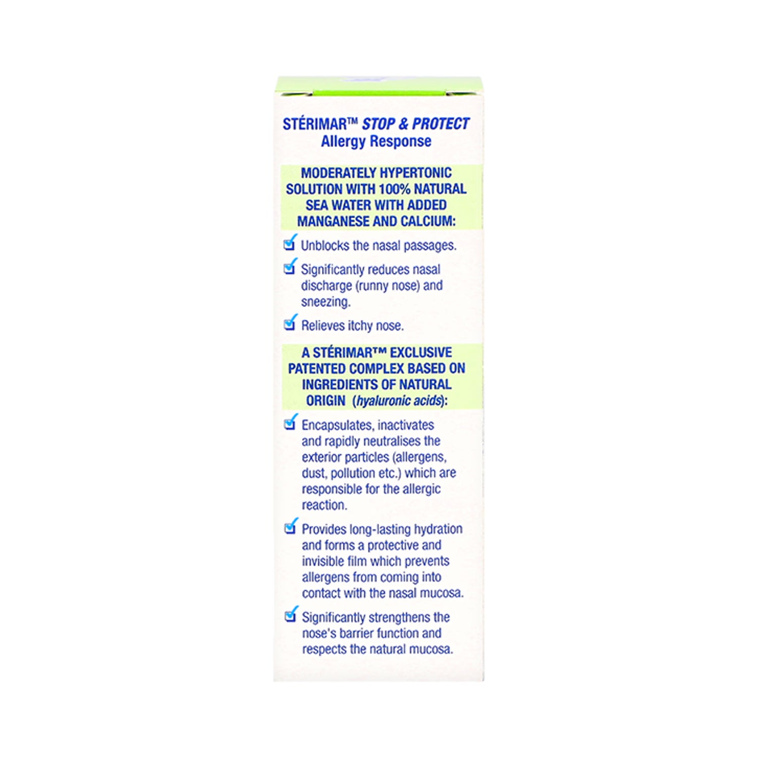 Sterimar allergy response nasal spray 20ml - British product
