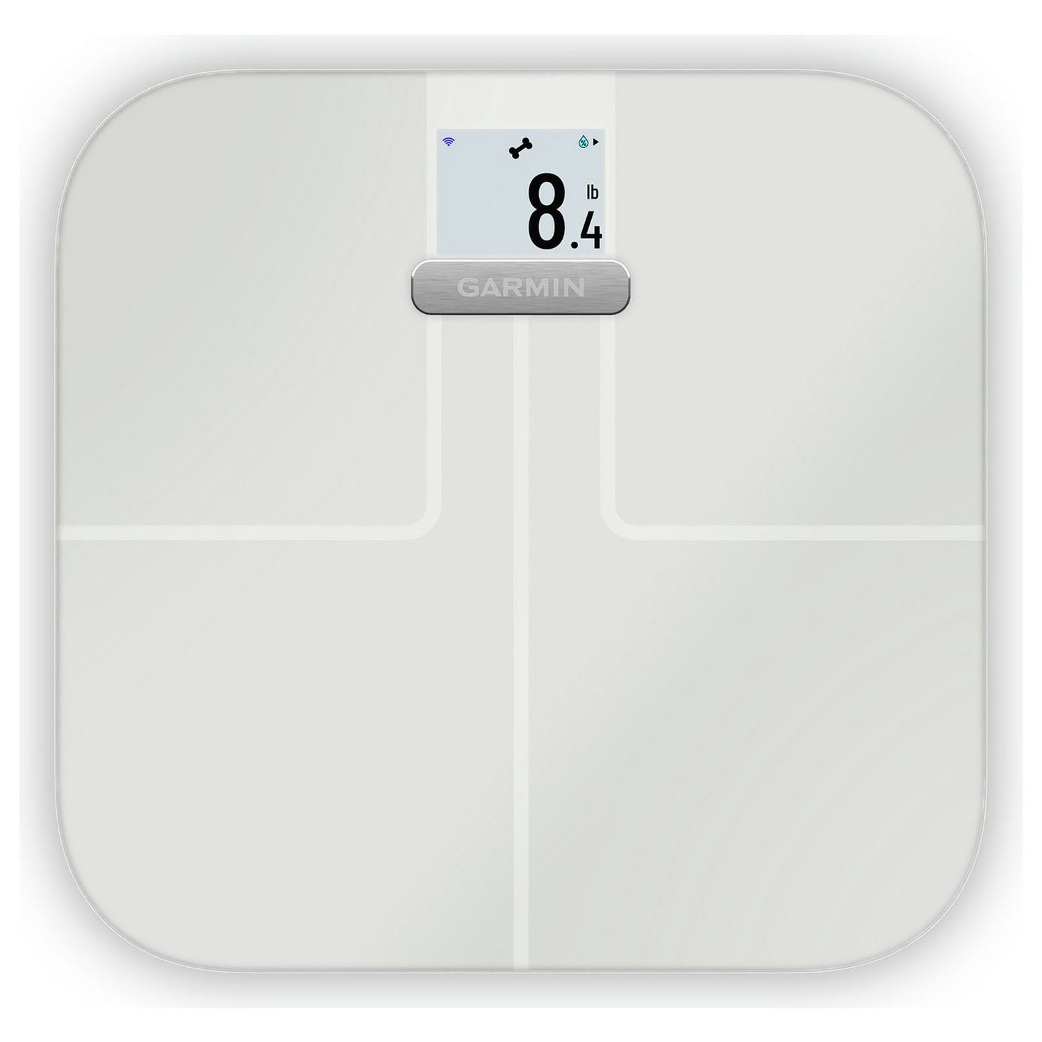 Garmin Index S2 smart bathroom scales white, UK version