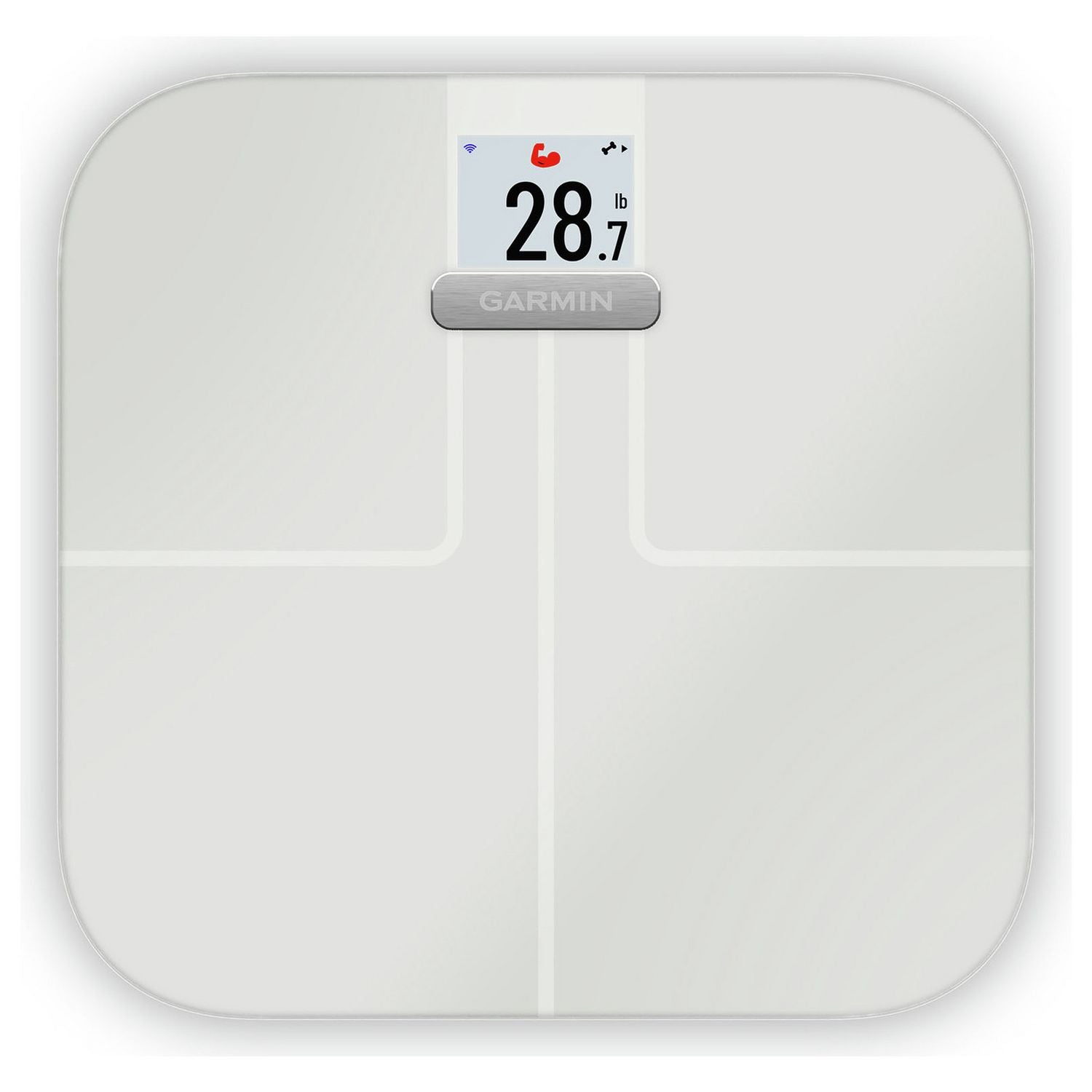 Garmin Index S2 smart bathroom scales white, UK version